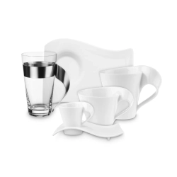 Villeroy & Boch Стартовый комплект NewWave для 2 человек 10-2525-2619 + 10-2525-2647 + 10-2484-9651 + 10-2525-1909