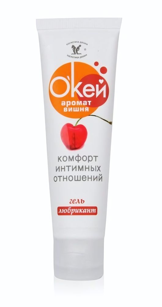Гель-лубрикант Окей с ароматом вишни - 50 гр.