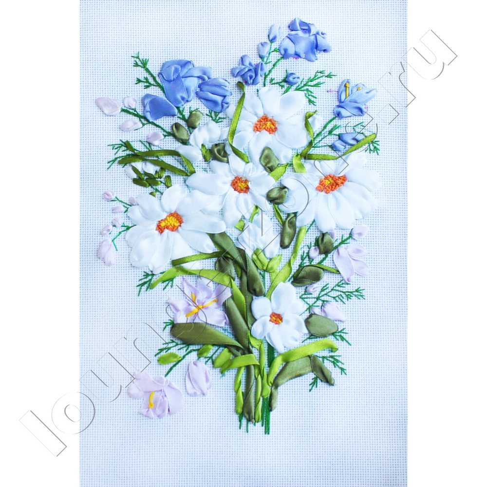 Идеи на тему «Колокольчики из лент» (8) | цветок из лент, канзаши уроки, тканевые цветы
