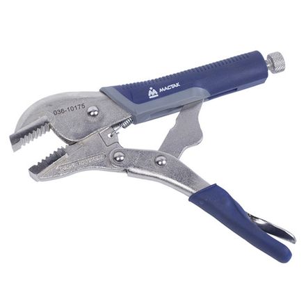 Цена на МАСТАК (036-10175H) Зажим с фиксатором 175 мм, прямые губки