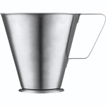 Кувшин мерный «Проотель»;сталь нерж.;2л;D=17,H=17,5см;серебрист. (Цвет: серебристый)