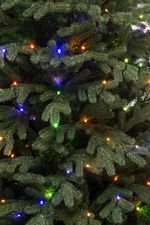 Елка с гирляндой 2в1 «Ванкувер» (Литая+пвх) 240 см / 2,4 м