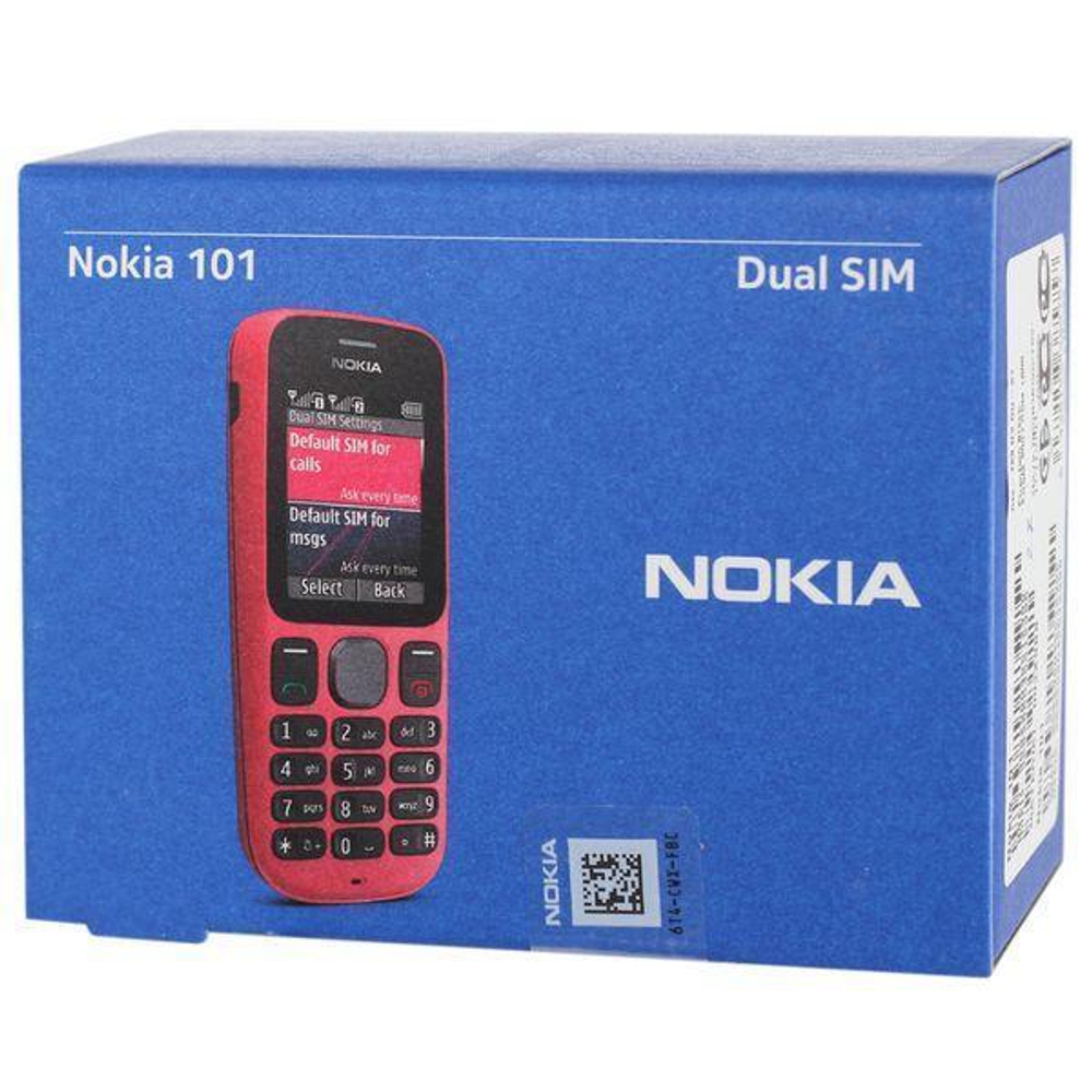 Мобильный телефон Nokia 101 Dual Sim Black