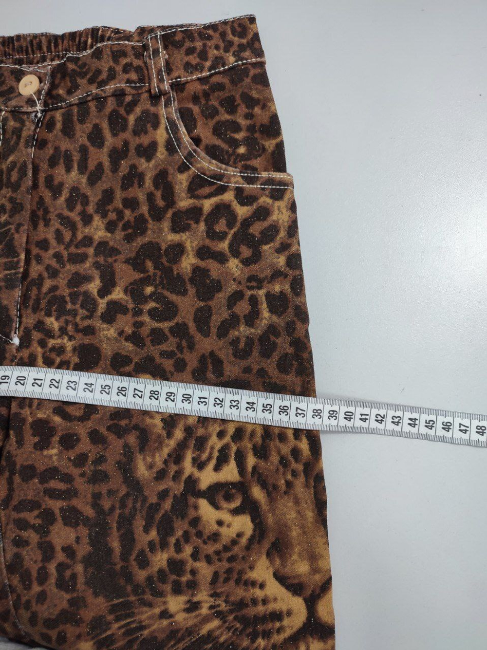 Штаны с принтом 42 размер