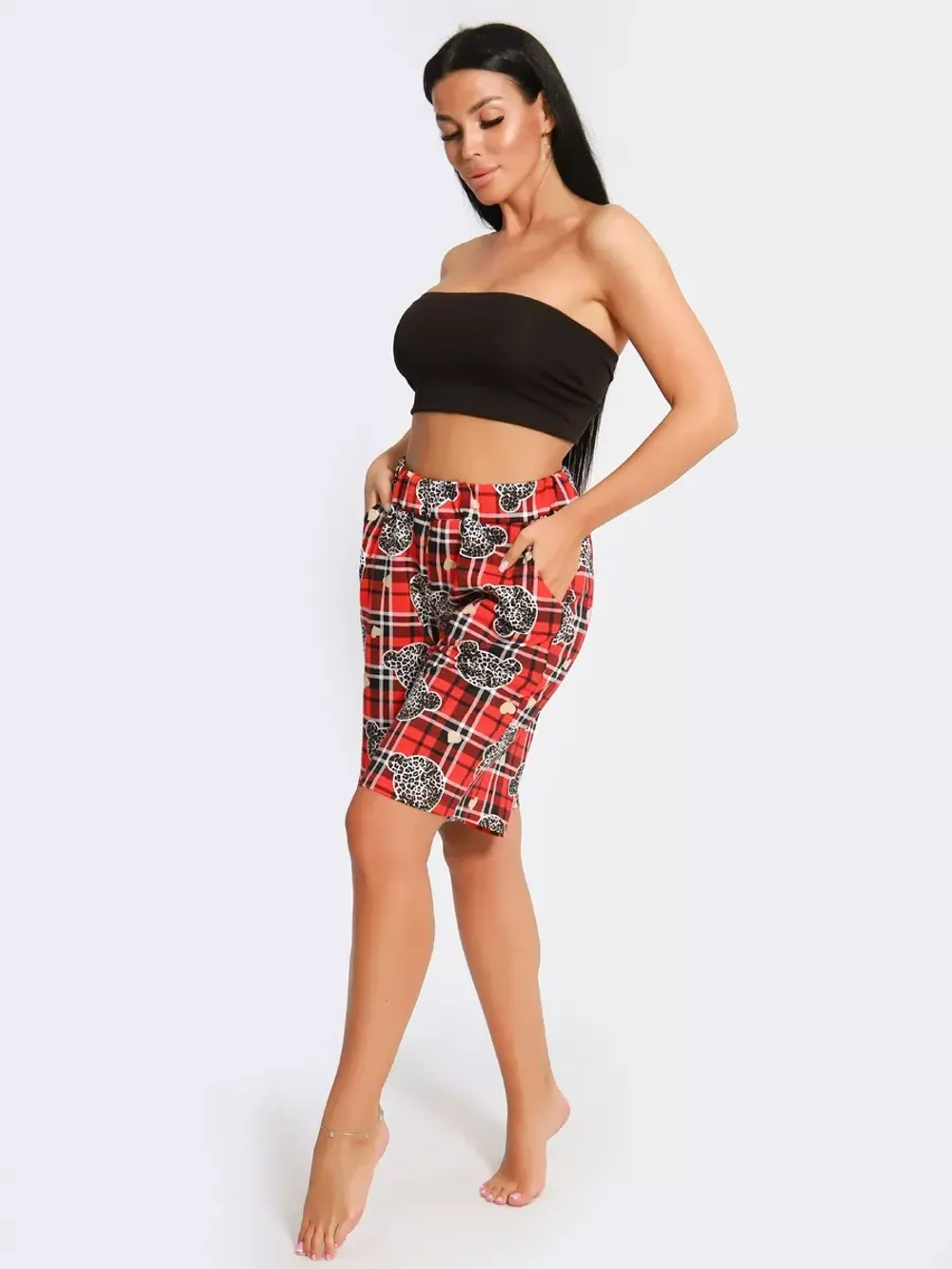 Шорты женские большие размеры