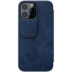 Кожаный чехол-книжка Nillkin Leather Qin Pro c защитой камеры для iPhone 13 Pro Max