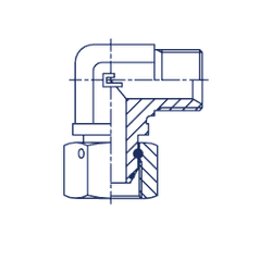 Соединение PFN90 BSP 1.1/4 - BSP 1.1/4