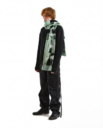 IPSUM green scarf