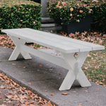 Деревянная скамейка Ойвинд садовая, белый