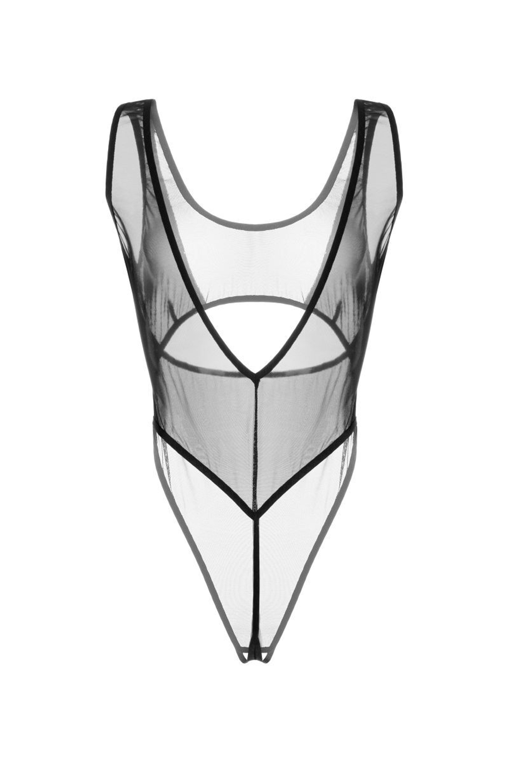 Полупрозрачное эротическое боди Lightness