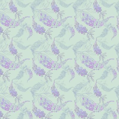 Сирень на зелёном фоне