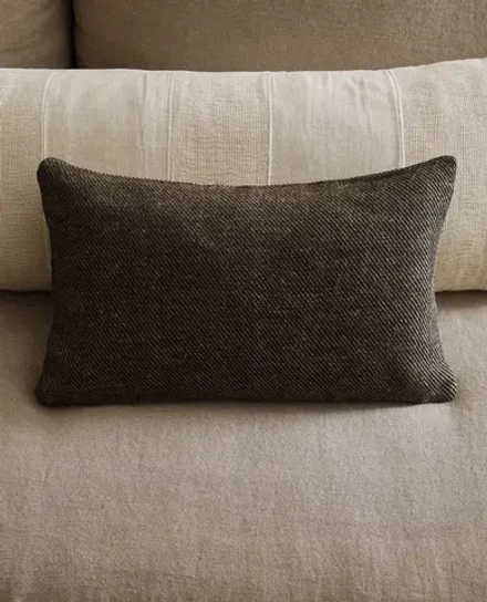 ZARA HOME НАВОЛОЧКА ДЛЯ ДЕКОРАТИВНОЙ ПОДУШКИ С КОНТРАСТНЫМИ ПОЛОСКАМИ, ЧЕРНЫЙ