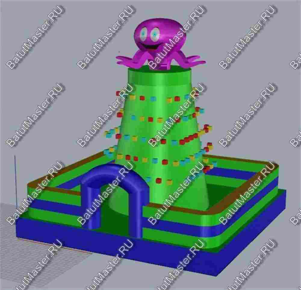 Скалодром "Солнечный осьминог" 6*6*5 м