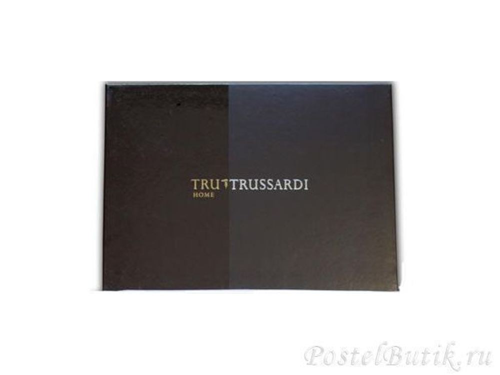 Плед шерстяной 130x180 Trussardi Scrap натуральный Италия