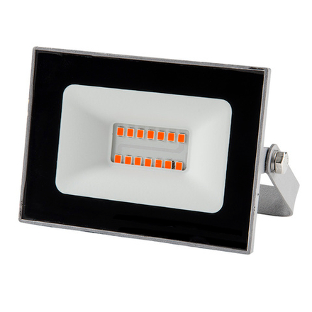 ULF-Q516 10W-RED IP65 220-240В GREY Прожектор светодиодный. Красный свет. Корпус серый. TM Volpe