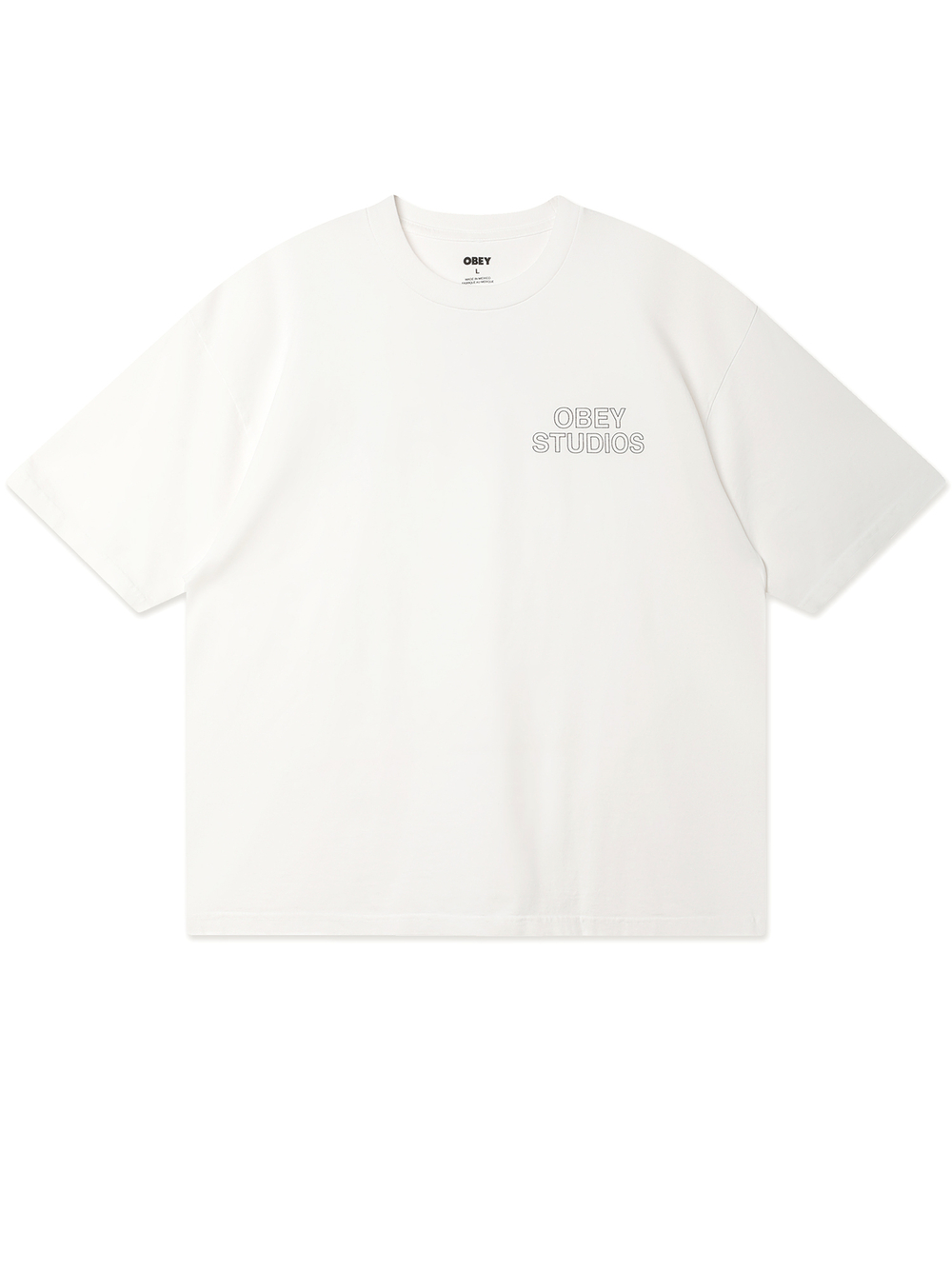 Мужская Футболка Obey Studios Outline