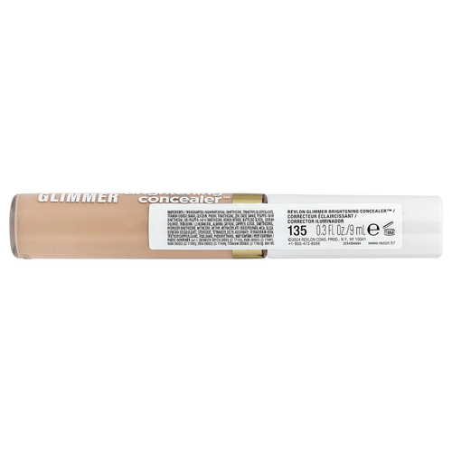 Revlon, Glmer, Brightened Concealer™, консилер, 135 шт., 9 мл (0,3 жидк. унции)