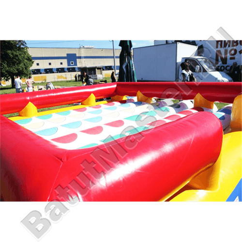 Интерактивная надувная игра "Твистер" 5*5*0.5 м, с постоянной подкачкой