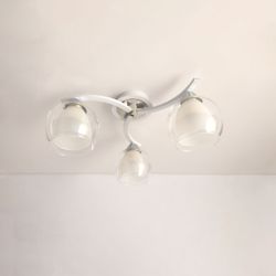 Citilux Кристи CL152130 Люстра потолочная Белая Хром