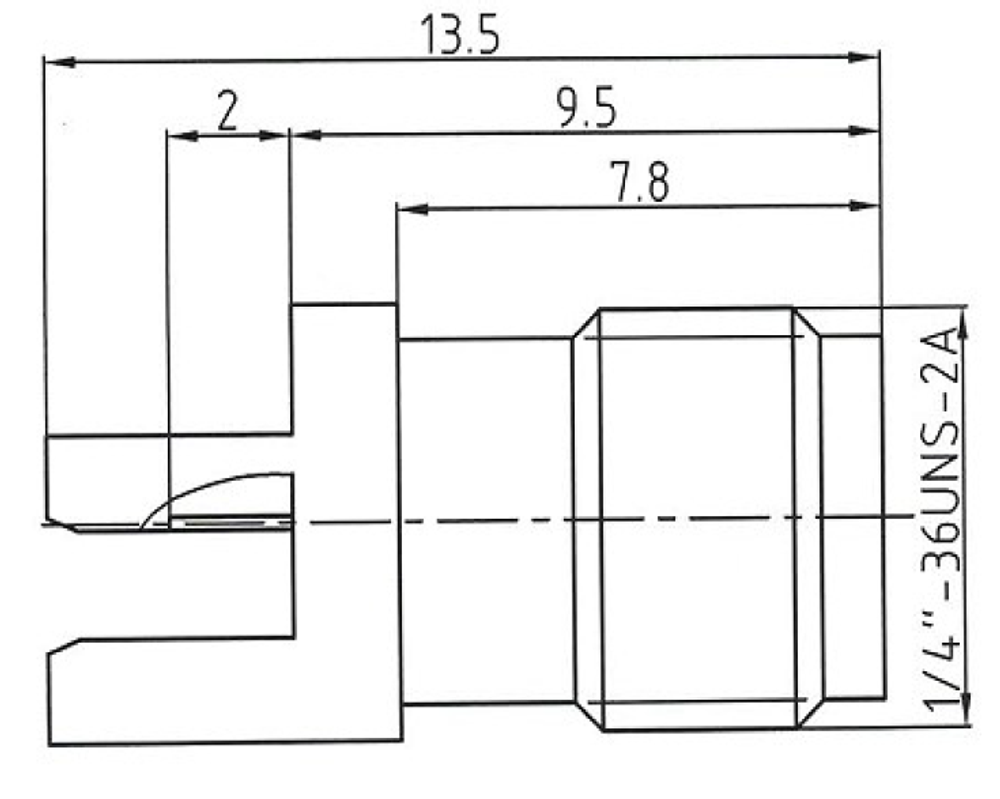 LT-SMA-F-7A, Разъем для печатной платы, SMA, 20 ГГц