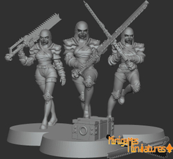 Армия 1000очков Адепта Сороритас Сёстры Битвы Adepta Sororitas Sisters of Battle 32мм Миниатюры