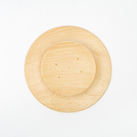 Деревянная плоская тарелка из сибирского кедра 205 мм T169