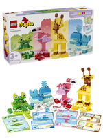 Конструктор лего дупло Игра для создания животных 10472 | LEGO DUPLO Animal Building Game | развивающая 94 детали | 3+