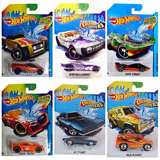 Машинки "Hot Wheels" меняет цвет ассорт.