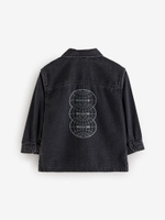 Рубашка джинсовая для мальчика Next B12-114, Черный