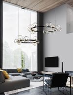 Люстра 771120 black/clear