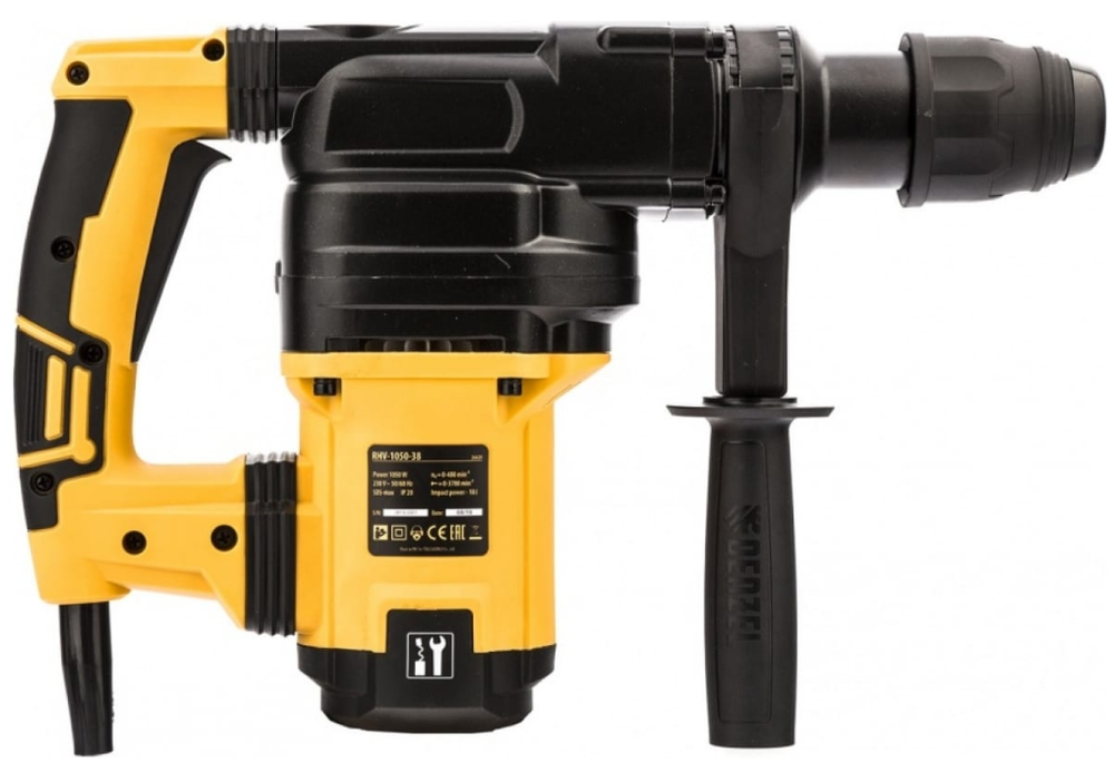 Перфоратор электрический RHV-1050-38-max, SDS-max, 1050 Вт, 10 Дж, 2 плюс 1 реж.// Denzel