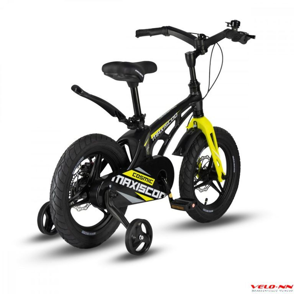 Велосипед 14" Maxiscoo COSMIC Deluxe Plus Мокрый Антрацит (2024)