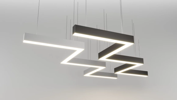 Фигурный светильник подвесной/накладной ZIGZAG-5-5070