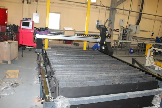 Вытяжной стол для термической резки, СЛОТ-СТОЛ