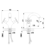 Смеситель для умывальника LEMARK BENEFIT – LM2506C