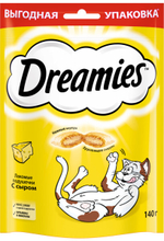 Лакомство с сыром для кошек Dreamies, 140г