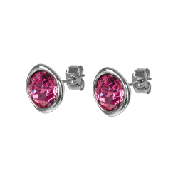 Серьги пусеты Fiore Luna Rose A1909.M7 R/S