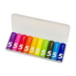 Щелочные «пальчиковые» батарейки Xiaomi AA Rainbow Batteries (10 шт.) (версия Global)