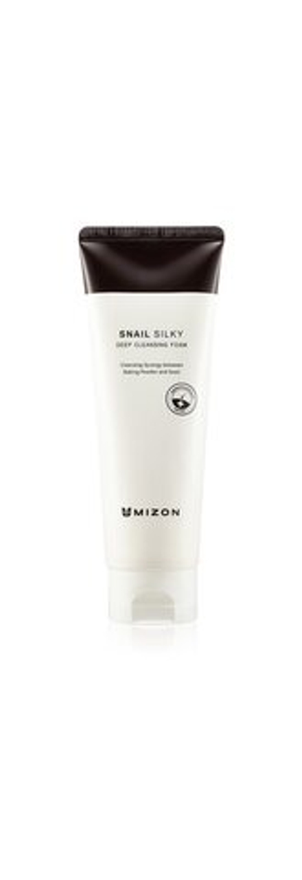 Mizon Snail Silky - Пенка для глубокого очищения с экстрактом слизи улитки /   150  ml  / GTIN 8809541199844