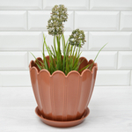 Кашпо Хризантема 3,4л, цвет в ассортименте