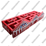 Надувной лабиринт "В цирке", 18*6*3,5 м