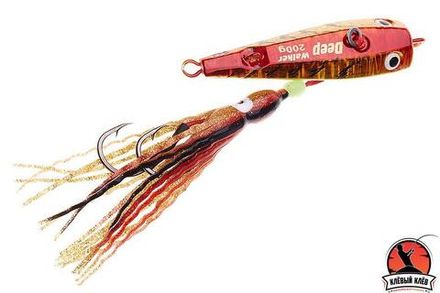 Инчику ASARI Deep Walker 200гр #04 gold/red/lumo