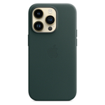 Кожаный чехол с поддержкой MagSafe Apple Leather Case для iPhone 14 Pro, Forest Green (Зеленый лес)