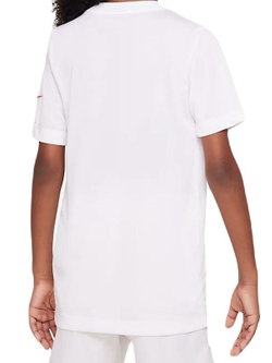 Футболка для мальчика теннисная Nike Rafa Training T-Shirt - white/adobe