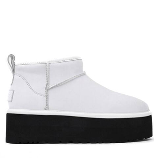 Ugg Classic Ultra Mini Platform Leather White