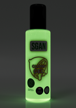 SGAN GLOW GEL - Лубрикант на водной основе с эффектом свечения, 110 мл