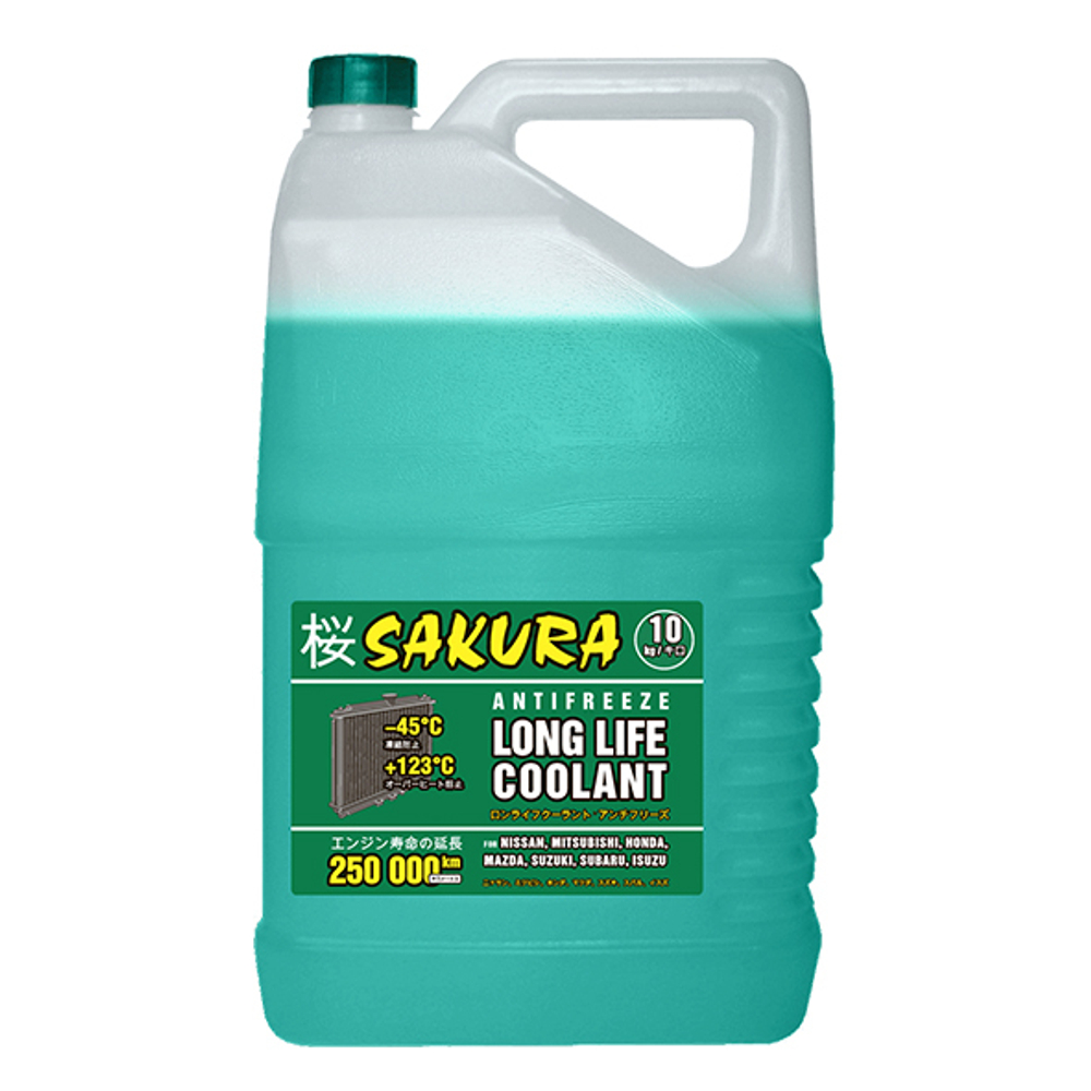 Антифриз Sakura green 10 кг
