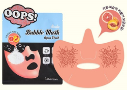Berrisom Soda Bubble Mask aqua fruit пузырьковая маска - пилинг для увлажнения кожи