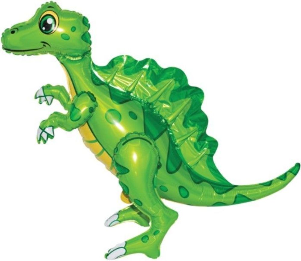 Шар 3D Фигура Динозавр Спинозавр Зеленый 76 см