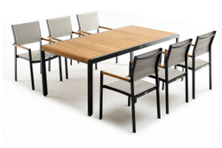 Обеденная группа из алюминия MAYA